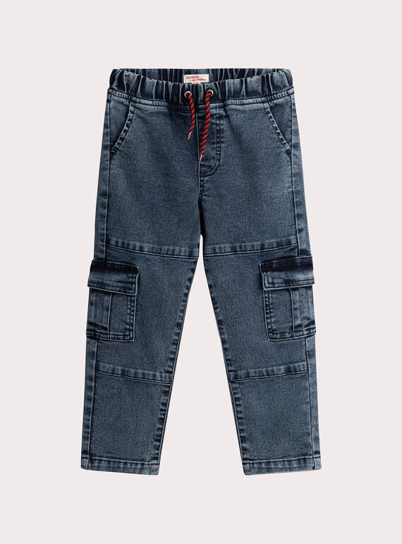 Cargo-Denim-Jeans für Jungen  VOROJEAN / 24W902P1JEAP269
