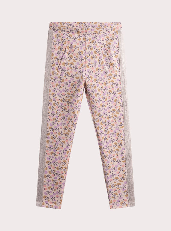 Hose aus Molton mit Obst-Print WAJOMOL3 / 25S901K1PAND319