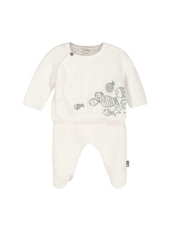 Unisex-Set aus Weste und Hose für Babys FOU1ENS4 / 19SF7711ENS000