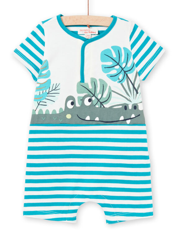 Baby Boy Kurzer Jersey-Overall LUPLACOM1 / 21SG10T1CBL001