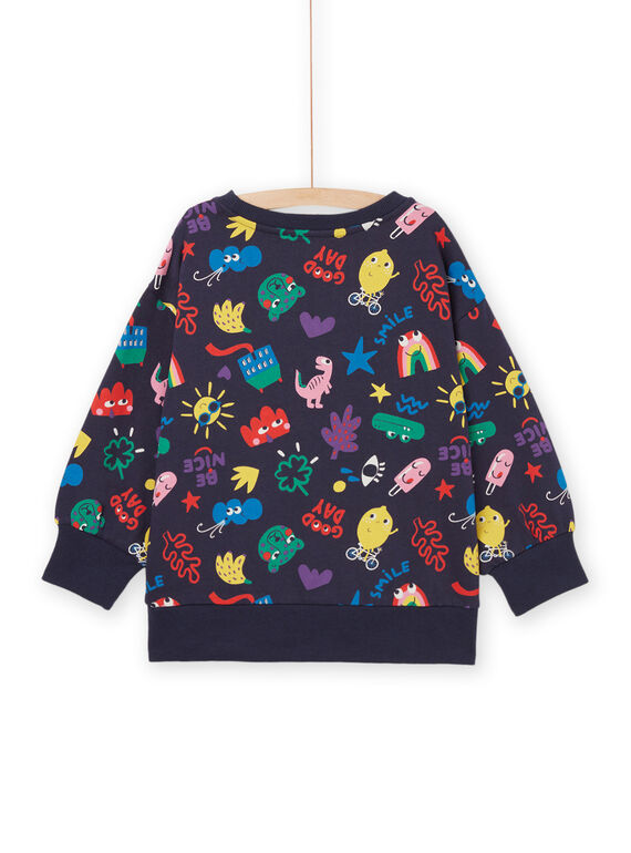 Ausgefallenes Sweatshirt mit Druck ROMIXSWE2 / 23S902S1SWE070