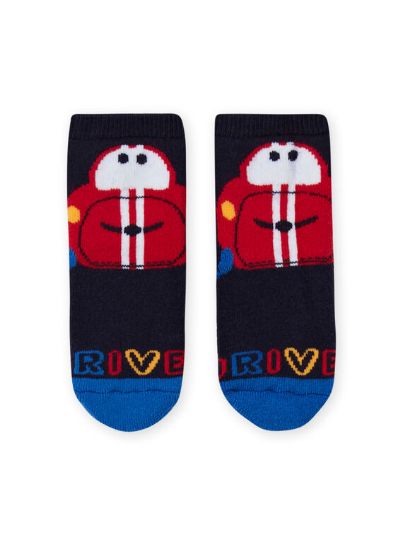 Baby Boy marineblaue Socken mit Auto-Motiv LYUHACHOB2 / 21SI10X2SOQ713