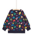 Ausgefallenes Sweatshirt mit Druck ROMIXSWE2 / 23S902S1SWE070