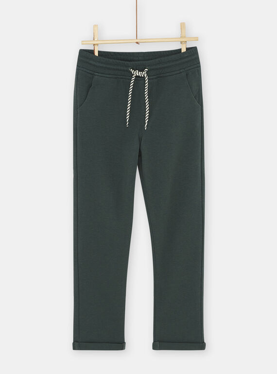 Lässige Hose in Dunkelgrün für Jungen SOKYOJOG1 / 23W902I1JGBG618