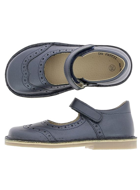 Girls' leather Mary-Janes DFBABPERF1 / 18WK35T4D13070