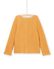 Senfgelbe Strickjacke PAJOCAR2 / 22W901D9CARB107