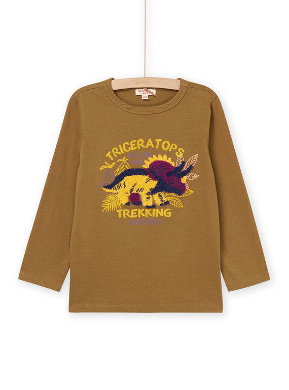 Multitechnisches T-Shirt mit Dinosaurier-Animation und Schriftzug ROMAGTEE / 23S902T1TMLG631