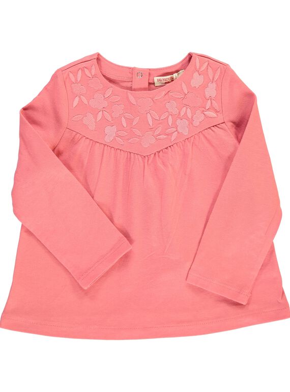 Baby girls' long-sleeved T-shirt CIJOTEE2A / 18SG09R4TML404