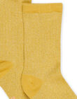 Socken aus Glitzerrippe PYAJOCHO3 / 22WI01D1SOQB107