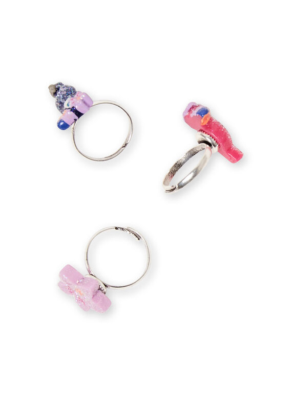 Packung mit 3 Ringen für Kinder und Mädchen LYANAURING / 21SI0171BAGF507