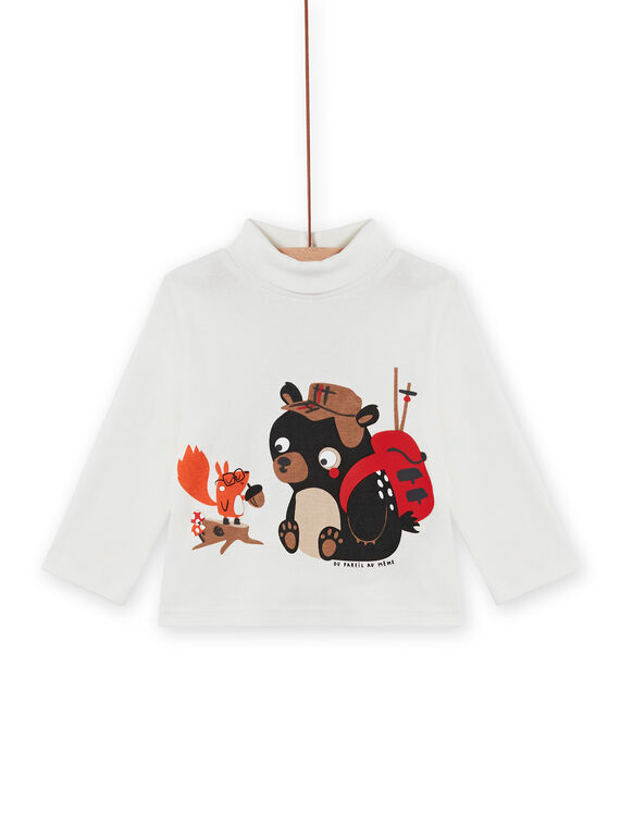 Teddybär und Eichhörnchen Unterhosen für Babyjungen in ecru MUFUNSOUP / 21WG10M1SPL001