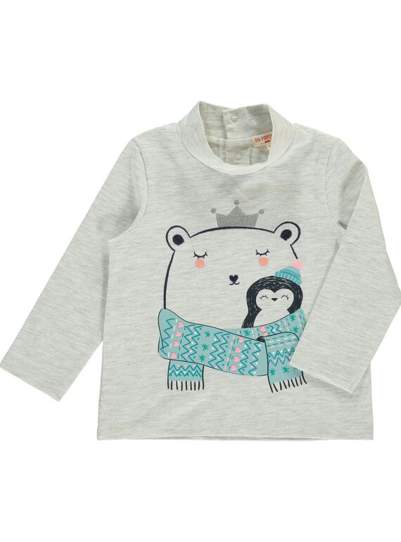 Baby girls' polo neck DIGISOUP / 18WG09N1SPL801
