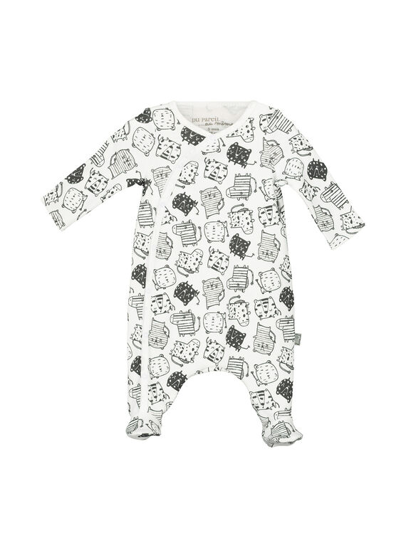 Unisex-Strampler aus Baumwolle für Babys FOU2GRE2 / 19SF05J1GRE099