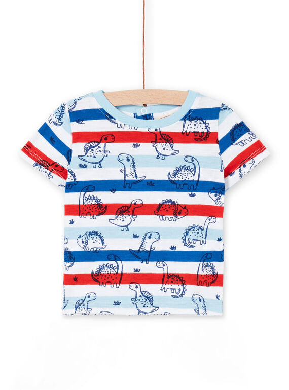 Gestreiftes T-Shirt kurze Ärmel Baby Junge LUCANTI / 21SG10M1TMC000