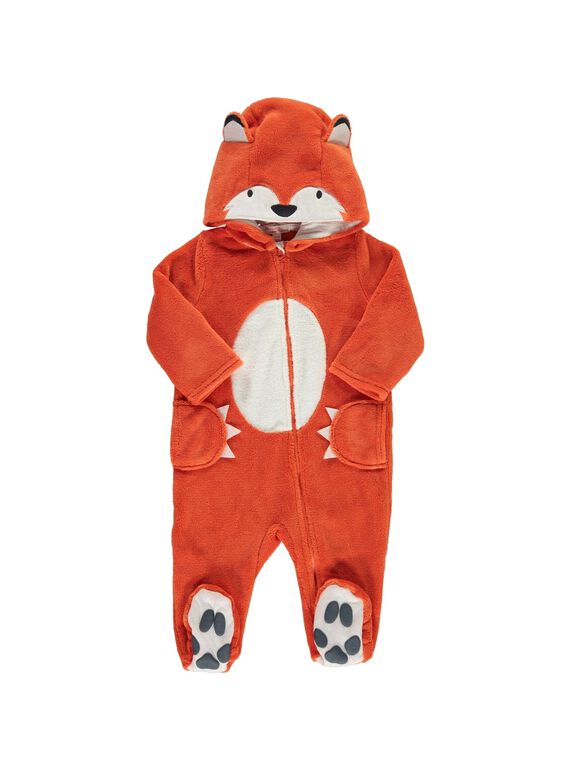 Baby boys' fox sleepsuit DEGASURPYJ / 18WH14K1SPYE400