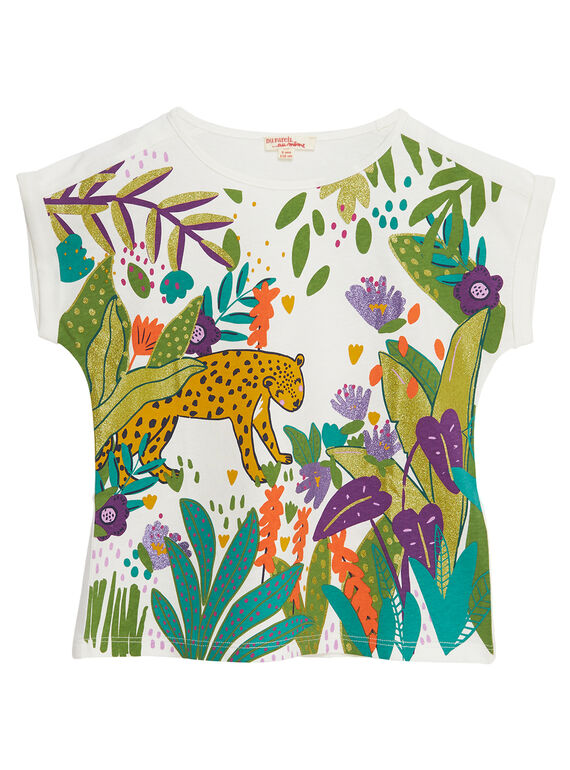 Naturweißes kurzärmeliges T-Shirt JASAUTI1 / 20S901Q2TMC001
