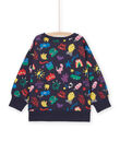 Ausgefallenes Sweatshirt mit Druck ROMIXSWE2 / 23S902S1SWE070