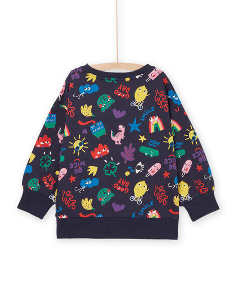 Ausgefallenes Sweatshirt mit Druck ROMIXSWE2 / 23S902S1SWE070