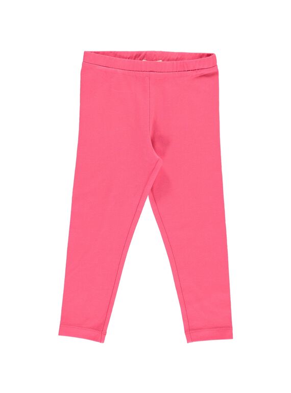 Girls' plain leggings CYAJOLEG7 / 18SI01R7D26D312
