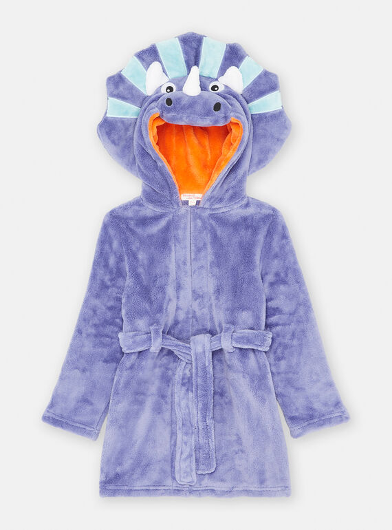 Lila Dinosaurier-Bademantel für Jungen SEGOROBDIN / 23WH1241RDC328