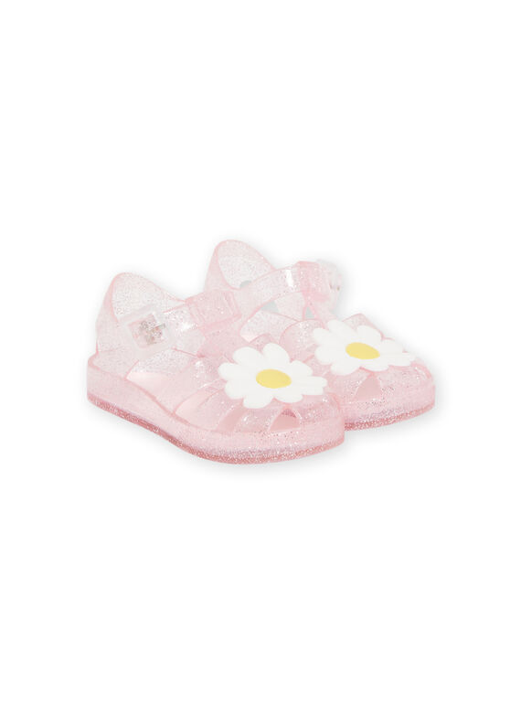 Strand- und Badesandalen mit Blumenmuster Baby Mädchen NIBAINDAISY / 22KK3781D34030