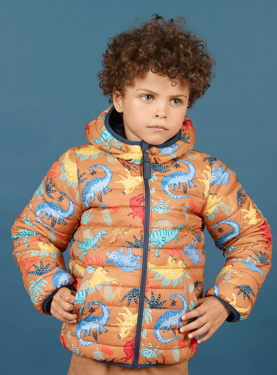 Wendbare Steppjacke mit Kapuze für Jungen MOGROBLOU1 / 21W90254BLO804