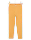 Einfarbige gelbe Leggings PYAJOLEG1 / 22WI01D6CALB107