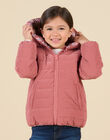 Reversible Kapuzenjacke mit einfarbiger Seite und Seite mit Blumenmuster PAFOXDOUNE / 22W901F3D3ED321