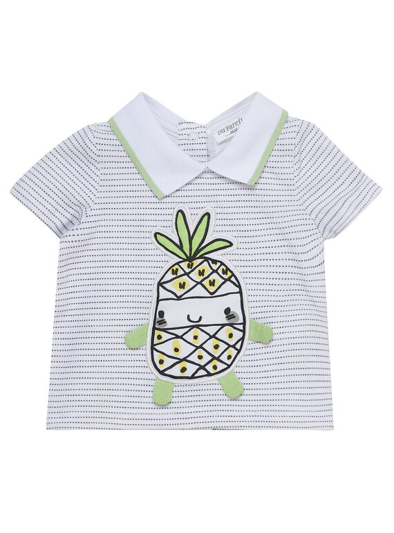 Weißes kurzärmeliges T-Shirt JOU2TI1 / 20SF04M1TMC000
