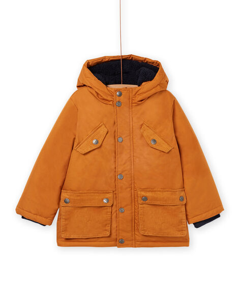Einfarbiger Parka mit Kapuze POGROPAR1 / 22W902F2PAR804