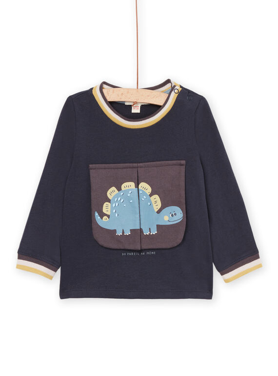 Langarmshirt mit 3D-Dinosaurier-Animation. PURETEE / 22WG10T1TMLJ924