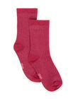 Socken aus Glitzerrippe PYAJOCHO1 / 22WI01D3SOQ718