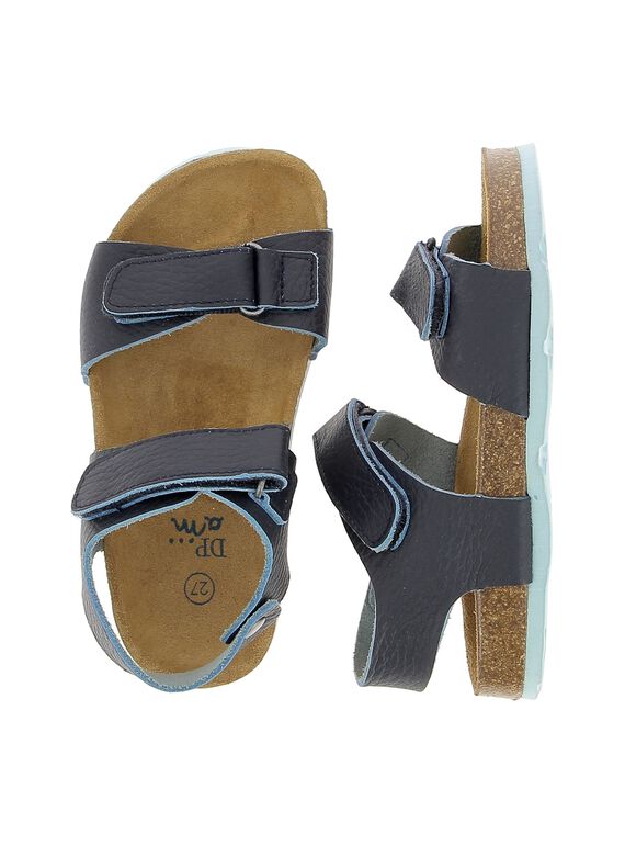 Boys' leather sandals CGNUBICO / 18SK36W5D0E070