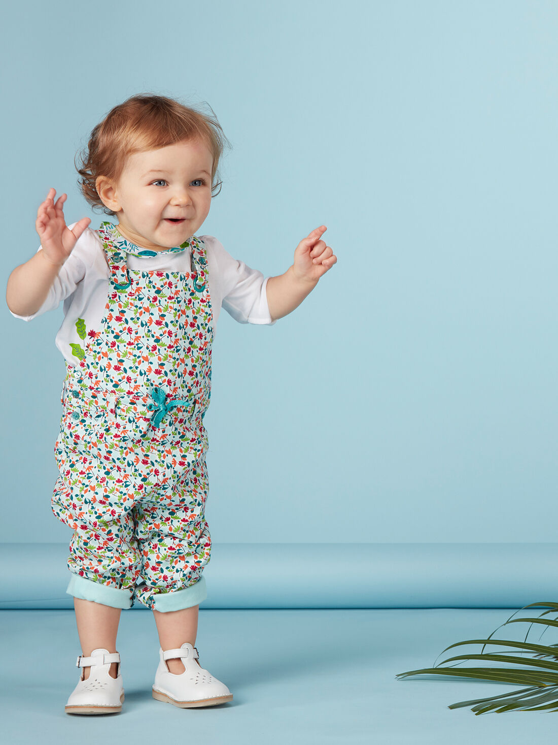 Bedruckte Latzhose fur Babys Madchen online kaufen Set Strampler Latzhose DPAM