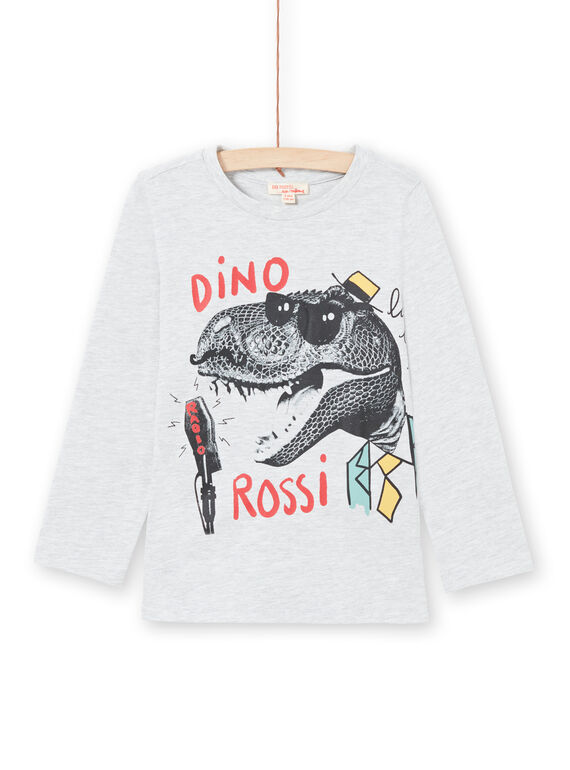 Graues T-shirt für Jungen MOJOTEE1 / 21W90228TMLJ920