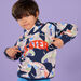 Kapuzen-Sweatshirt mit Sneaker-Print