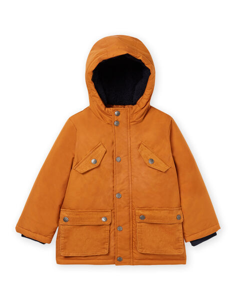 Einfarbiger Parka mit Kapuze POGROPAR1 / 22W902F2PAR804