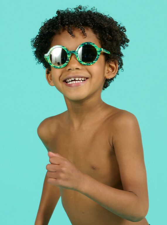Kind Junge mitternachtsblaue Sonnenbrille NYOMERLUN2 / 22SI02L2LUS705