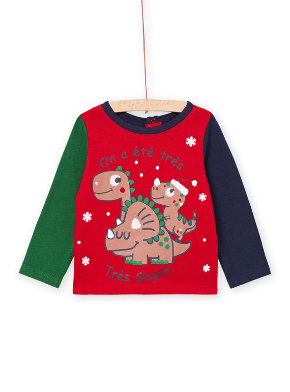 Weihnachts-T-Shirt mit multitechnischer Animation PUNOTEE / 22WG10V1TMLF504