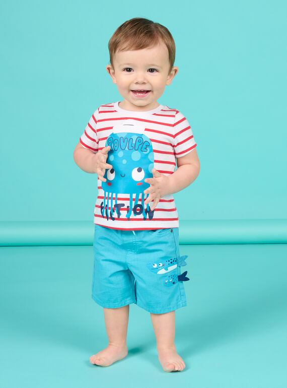 Baby Junge Karibik blaue Bermudashorts NUFICBER1 / 22SG10U3BERC242