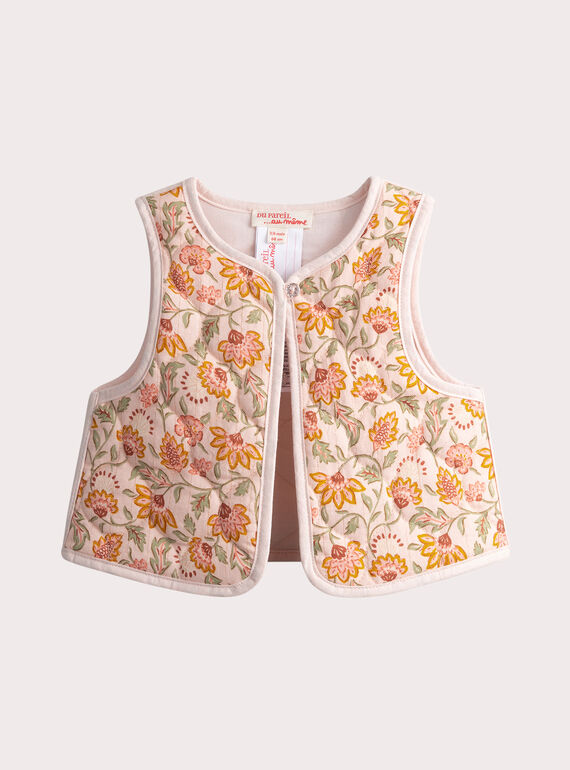 Strickjacke mit Blumen-Print für Baby-Mädchen WILANCAR2 / 25SG0944CARD326