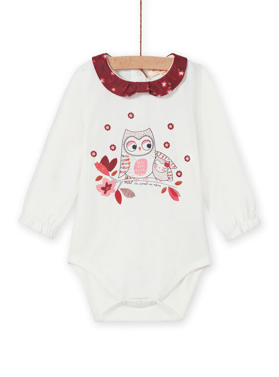 Langarm-Body für Baby-Mädchen mit Fantasie-Motiv MIFUNBOD / 21WG09M1BOD001