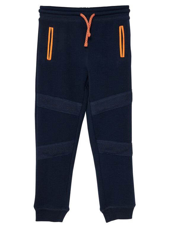 Marineblauer warmer Jungen-Jogginganzug für Zuhause JOVIPAN1 / 20S902D2PAN705
