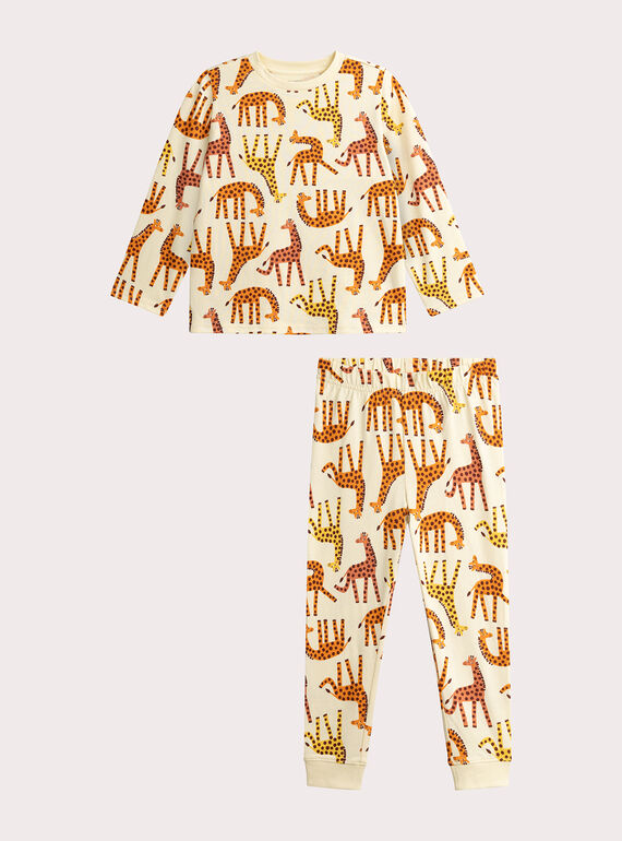 Gelber Pyjama VEGOPYJMIX1 / 24WH1263PYJ103