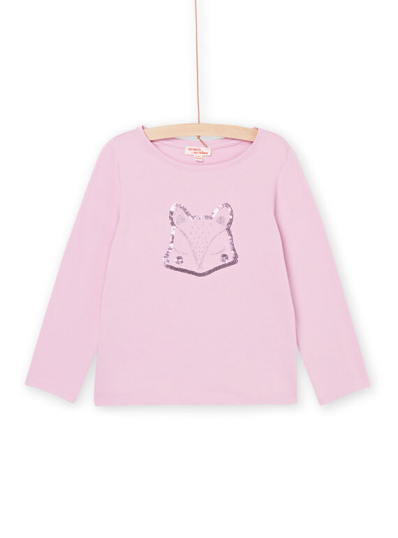 Langarmshirt rosa mit Fuchs-Animation PAJOYTEE4 / 22W901B5TMLH700