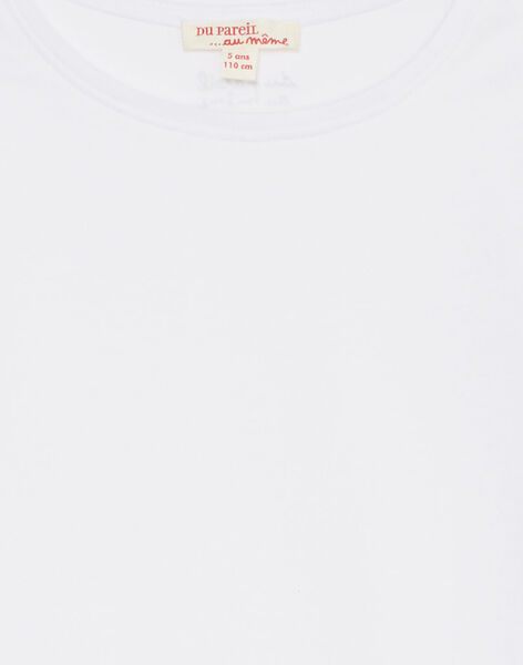Weißes langärmeliges T-Shirt JAESTEE1 / 20S90161D32000