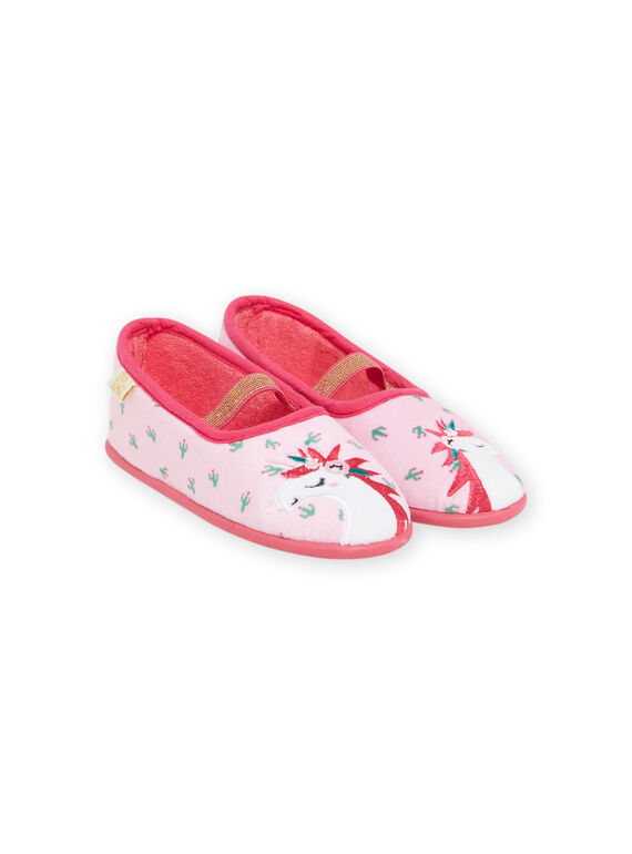 Rosa Einhorn-Ballerinas Kind Mädchen NAPANTLICOR / 22KK3523D07030
