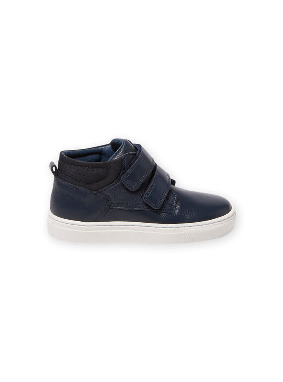 Marineblaue High-Top-Sneakers Kind Junge MOBASGO / 21XK3654D3F070