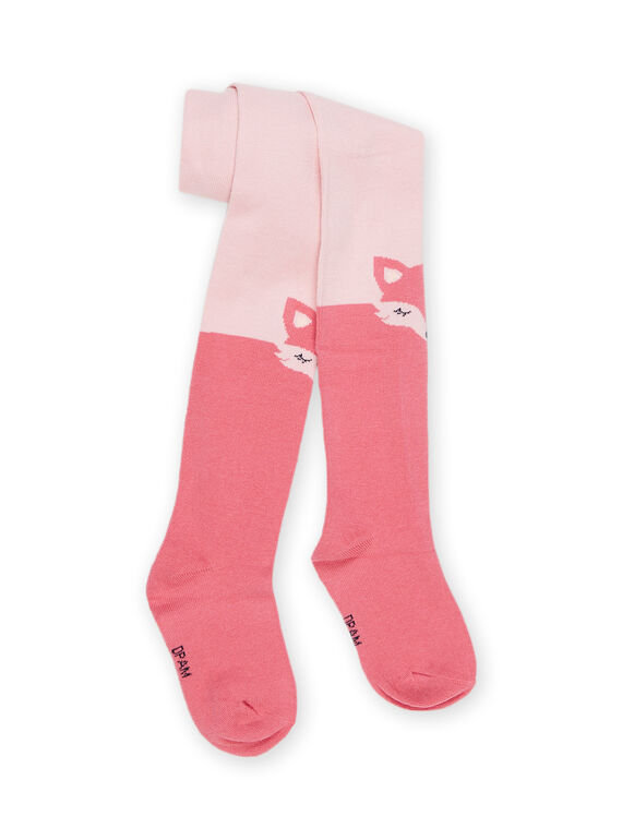 Strumpfhose mit Fuchsmuster PYARHUCOL / 22WI01Q2COL303
