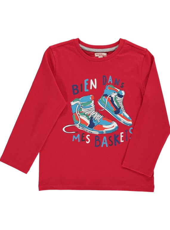 Boys' long-sleeved T-shirt CODETEE1 / 18S902F1TML050